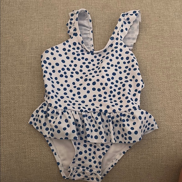 Snapper Rock | Swim | Snapper Rock Blue Polka Dot Swimsuit 62 Months ...